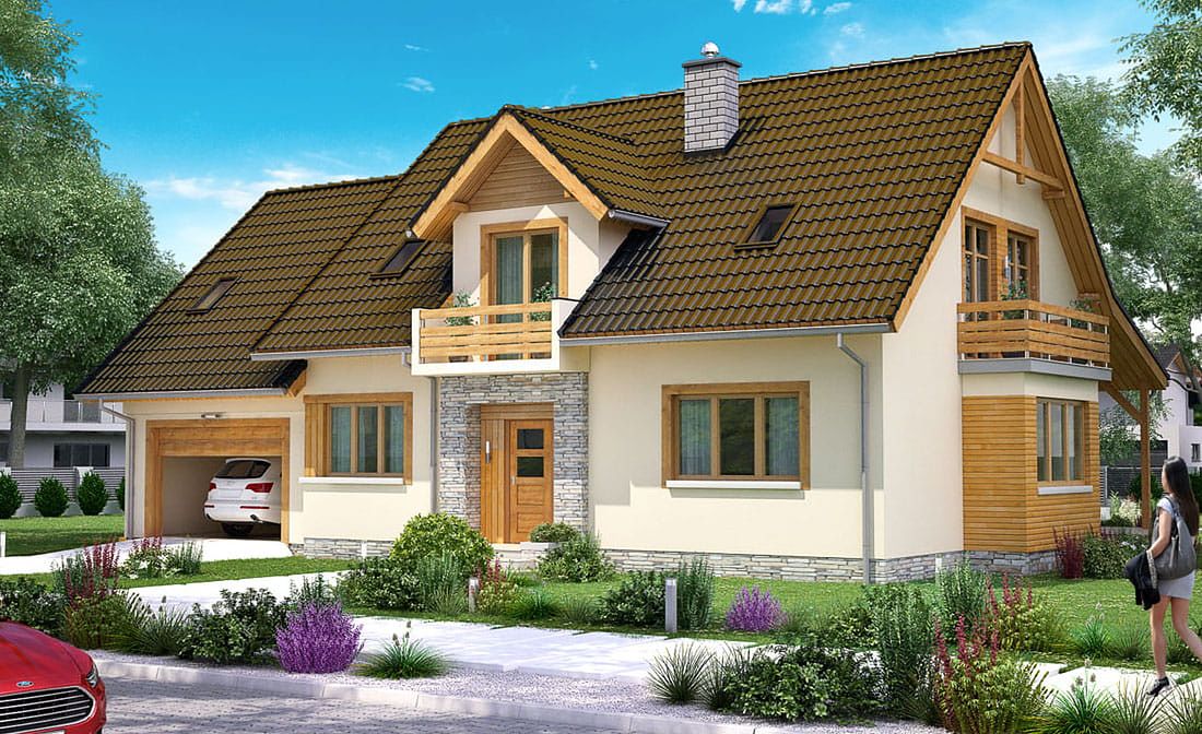 Проект дома KBK-6955-26